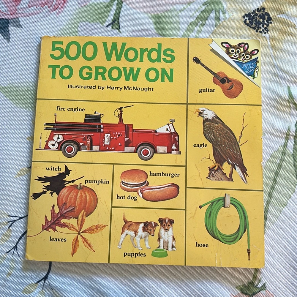 Vintage 500 Words to Grow On Book